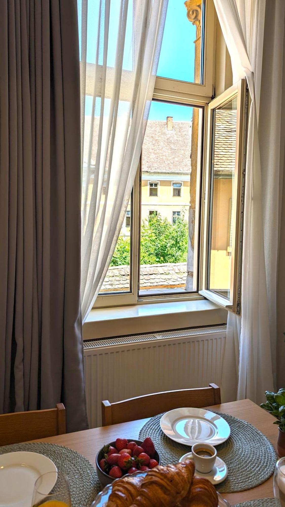 Apartments In Historic Center, Quiet Area, Ac Hermannstadt Exterior foto