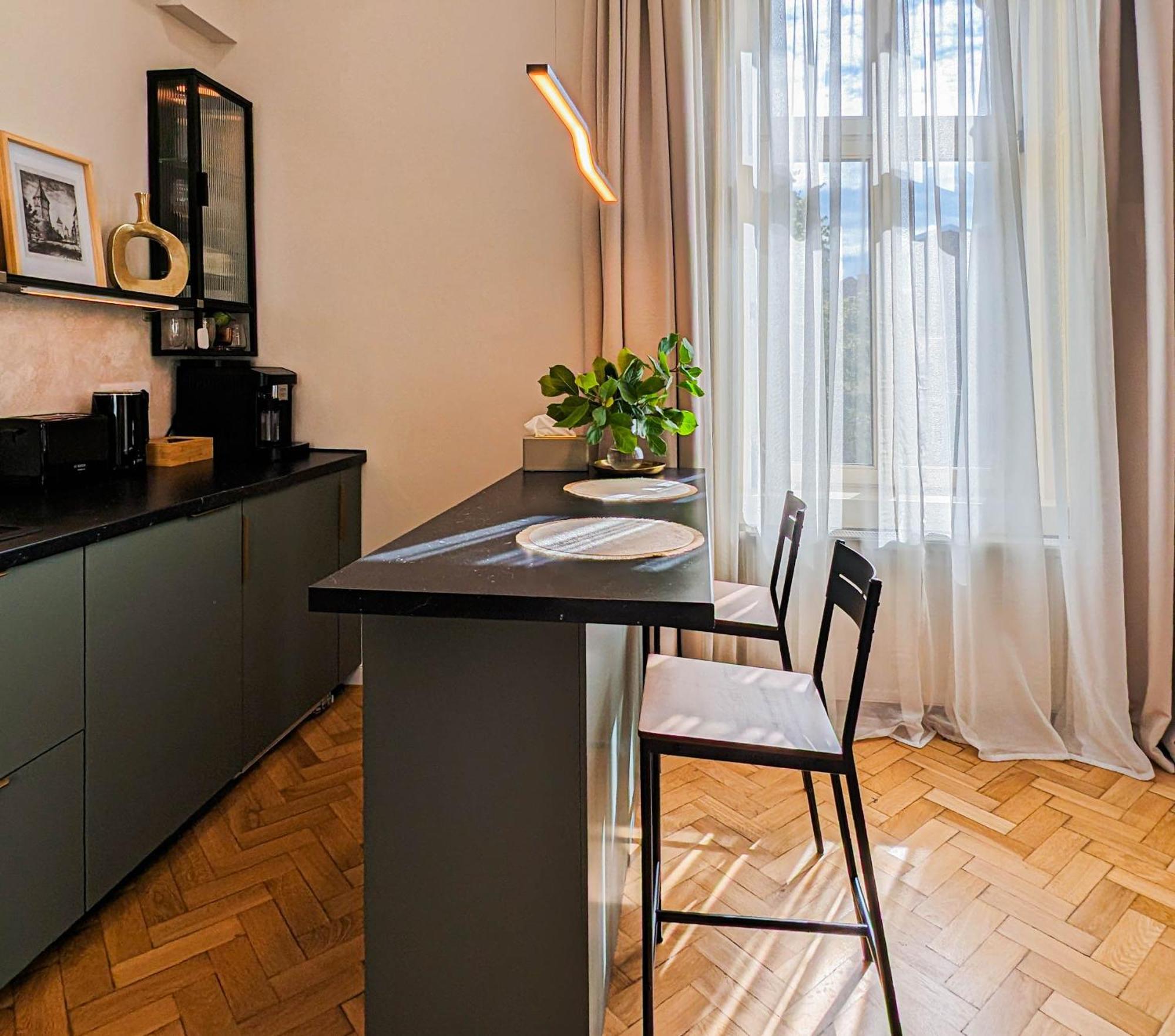 Apartment In Historic Center, Quiet Area, Ac Hermannstadt Exterior foto