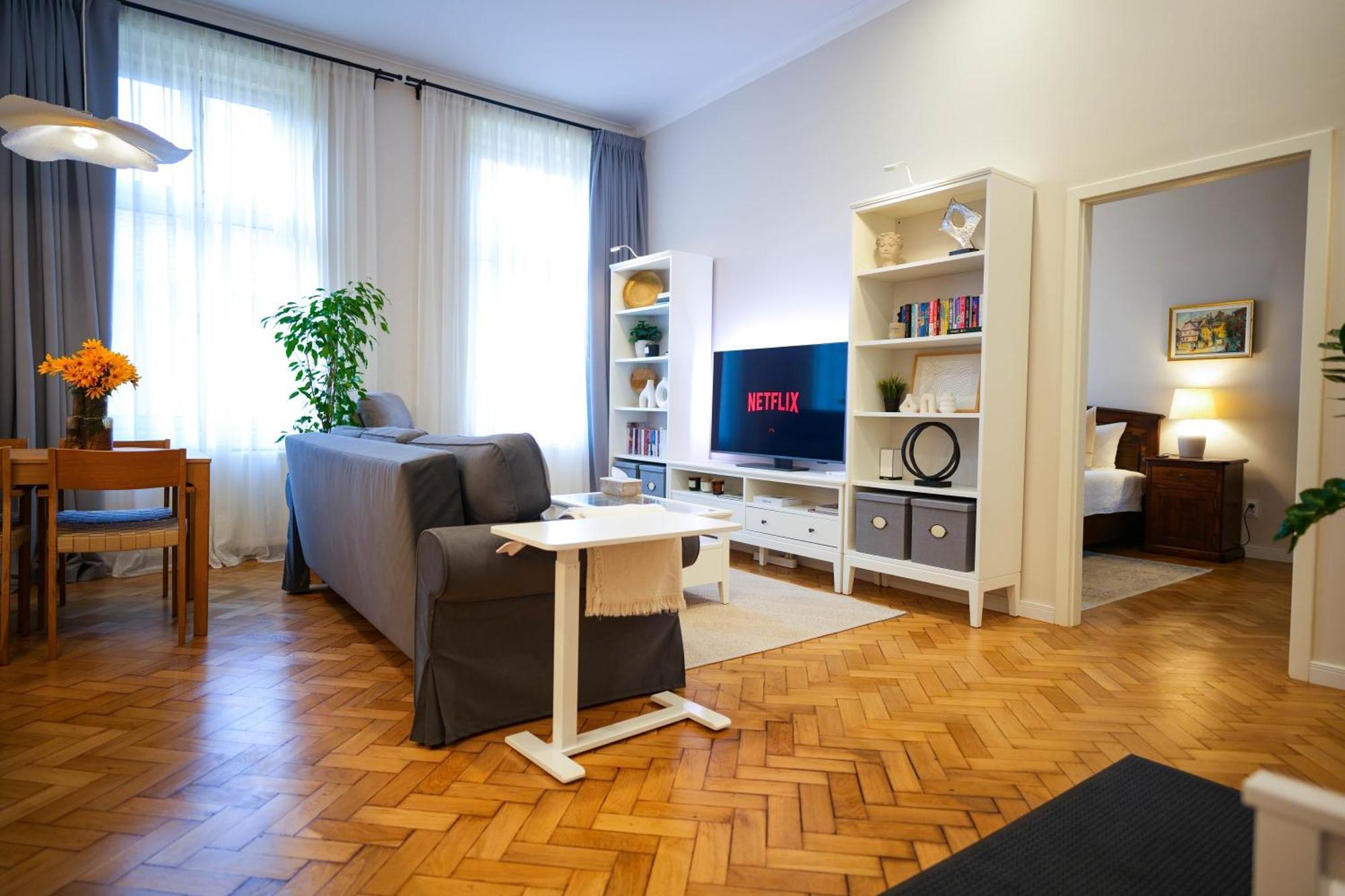 Apartment In Historic Center, Quiet Area, Ac Hermannstadt Exterior foto