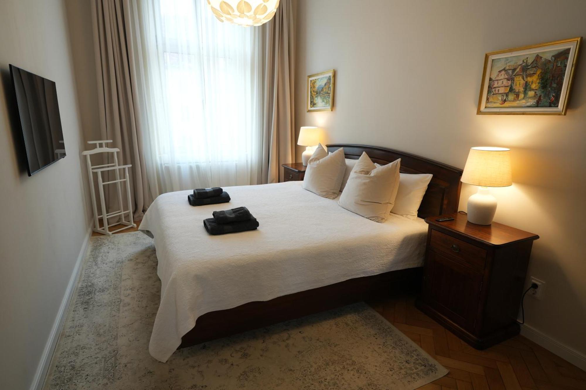 Apartment In Historic Center, Quiet Area, Ac Hermannstadt Exterior foto
